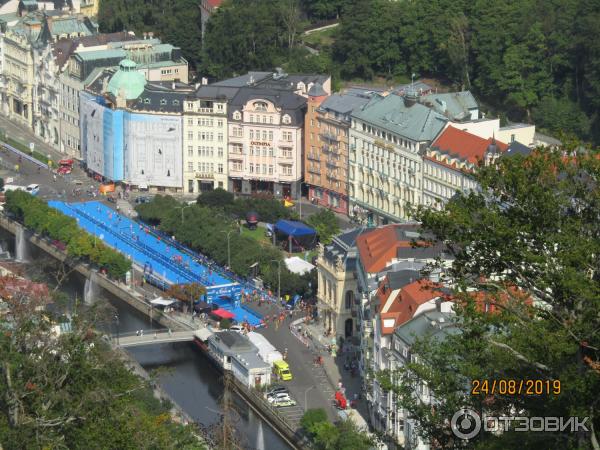 Фуникулер и обзорная вышка Диана (Чехия, Карловы Вары) фото