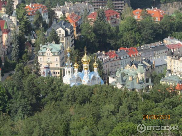 Фуникулер и обзорная вышка Диана (Чехия, Карловы Вары) фото