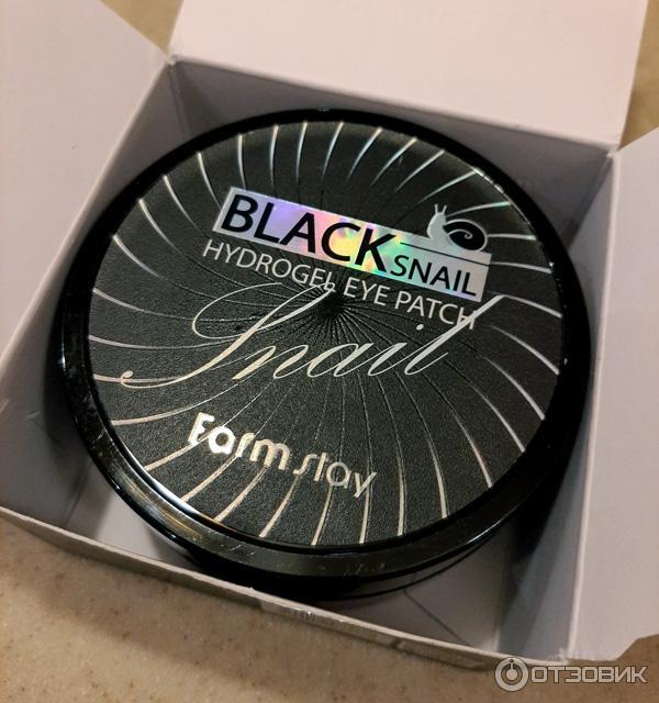 Патчи гидрогелевые для глаз Farm Stay Black Snail Hydrogel Eye Patch