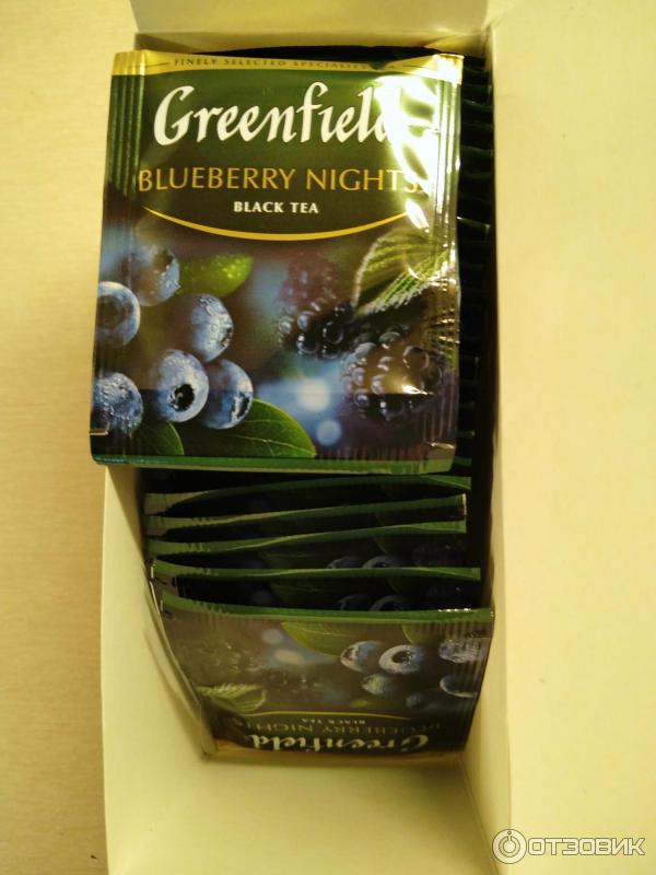 Чай Greenfield Blueberry Night фото