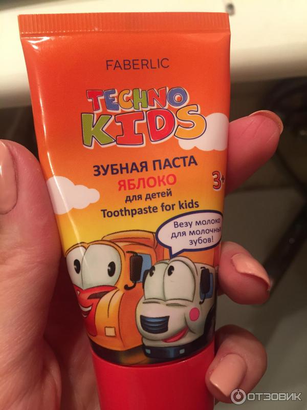 Зубная паста для детей Faberlic Techno Kids фото