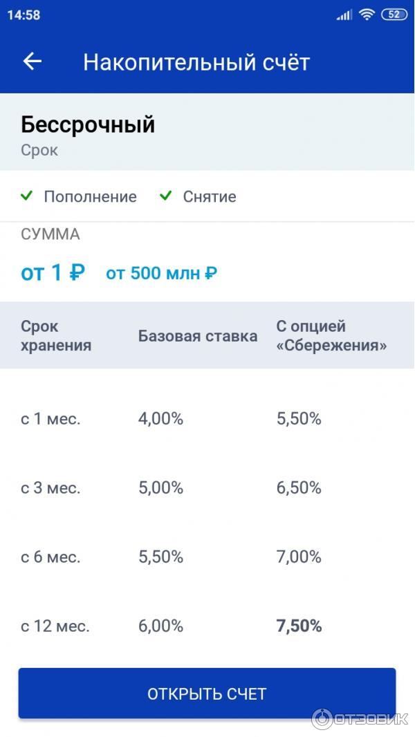 Копилка в втб условия и проценты