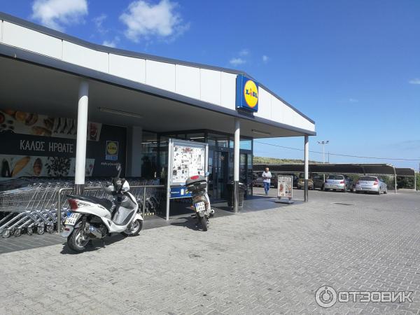 Супермаркет Lidl крит Греция отзыв фото