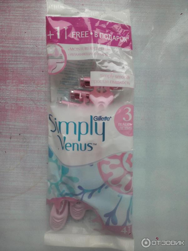 Бритвенный станок Gillette Simply Venus 3 фото