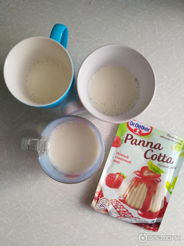 Десерт Dr.Oetker Panna cotta фото