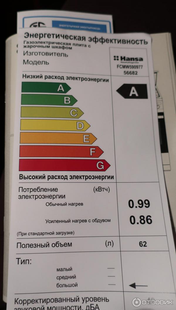 Комбинированная плита Hansa FCMW590977 фото