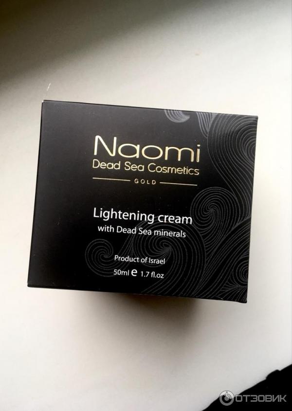 Осветляющий крем с минералами Мертвого моря Naomi фото