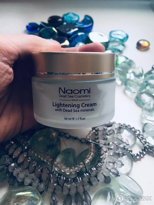 Осветляющий крем с минералами Мертвого моря Naomi фото