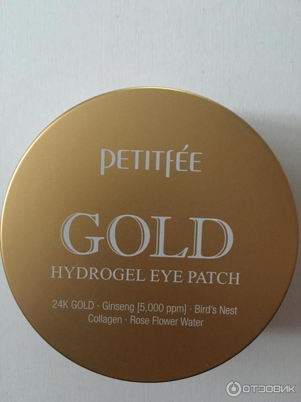 Гидрогелевые патчи Petitfee Gold Hydrogel Eye Patch фото