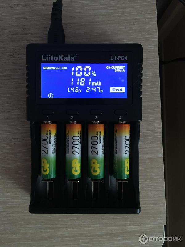 Аккумуляторные батареи AA GP 2700 mAh фото