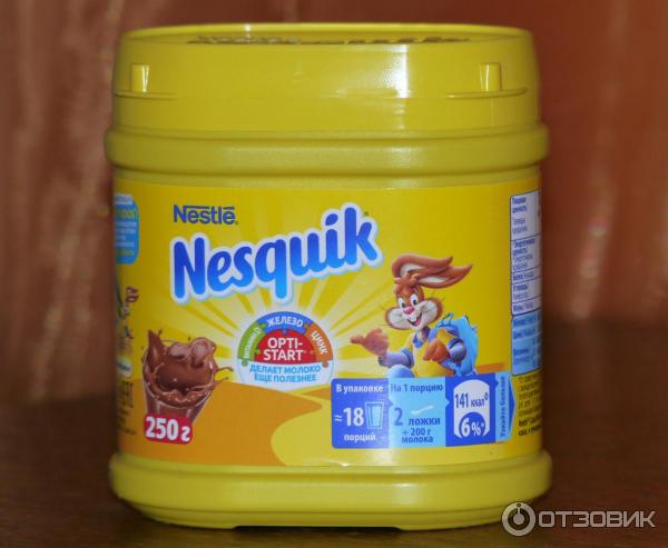 Nesquik Opti-start Какао-напиток растворимый 250 г