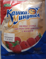 Овсяные хлопья быстрого приготовления "Кашка минутка" фото