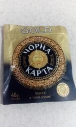 Кофе растворимый Черная карта Gold фото