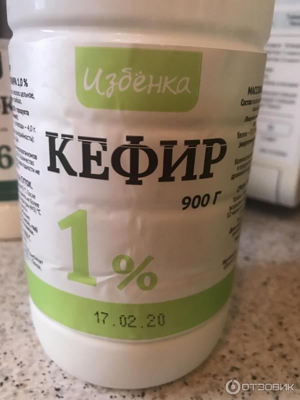 Кефир Избенка 1% фото