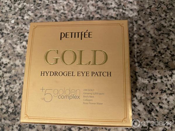 Гидрогелевые патчи Petitfee Gold Hydrogel Eye Patch фото