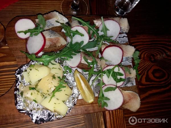 Охотничий рай кафе ресторан Ижевск холодные закуски сало маринованные овощи