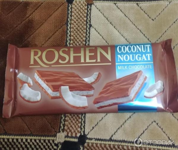 Молочный шоколад Roshen Coconut Nougat фото