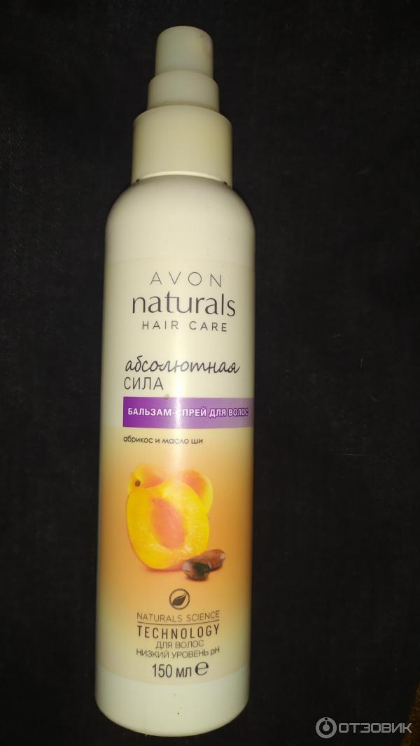 Бальзам-спрей для волос Avon naturals Абрикос и масло ши фото