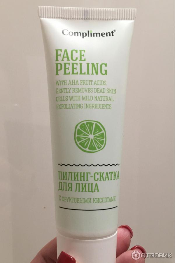 Пилинг-скатка для лица Comliment Face Peeling с фруктовыми кислотами фото