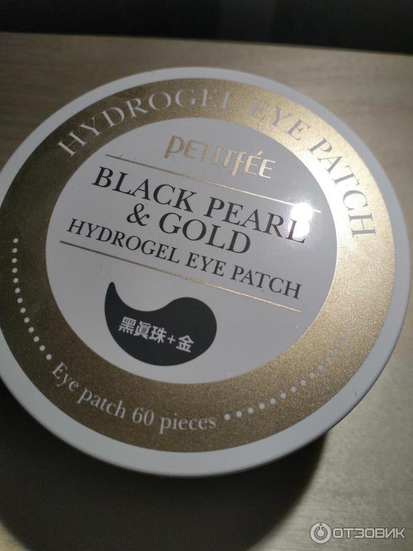 Гидрогелевые патчи для глаз Petitfee Black Pearl & Gold Hydrogel Eye Patch фото