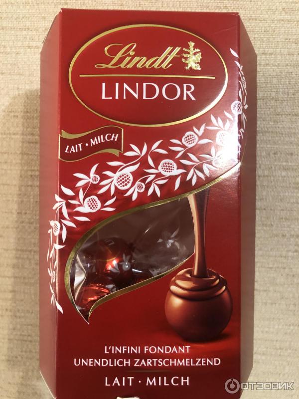 Шоколадные конфеты Lindt фото