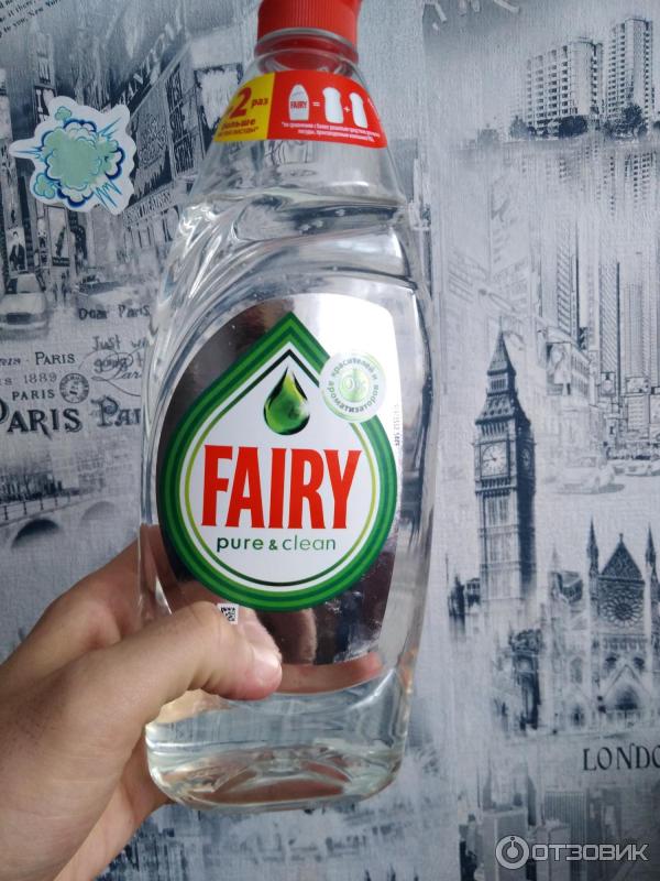 Средство для мытья посуды Fairy Pure&clean фото