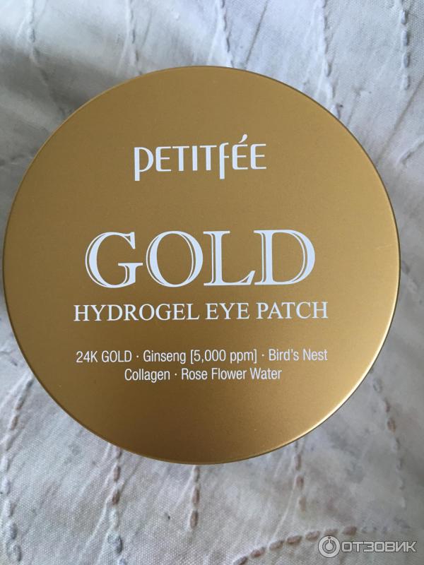 Гидрогелевые патчи Petitfee Gold Hydrogel Eye Patch фото