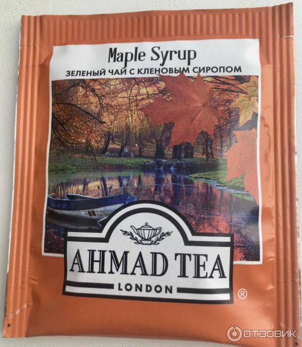 Зеленый чай с кленовым сиропом Ahmad Tea Maple Syrup фото