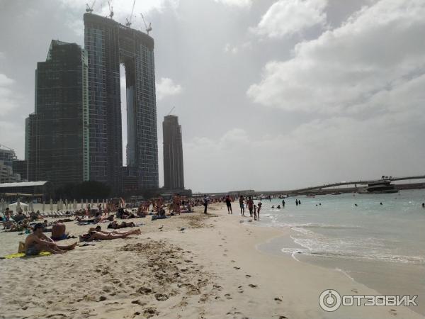 Пляж Jumeirah Beach Residence (ОАЭ, Дубай) фото