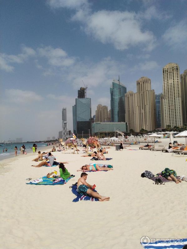 Пляж Jumeirah Beach Residence (ОАЭ, Дубай) фото