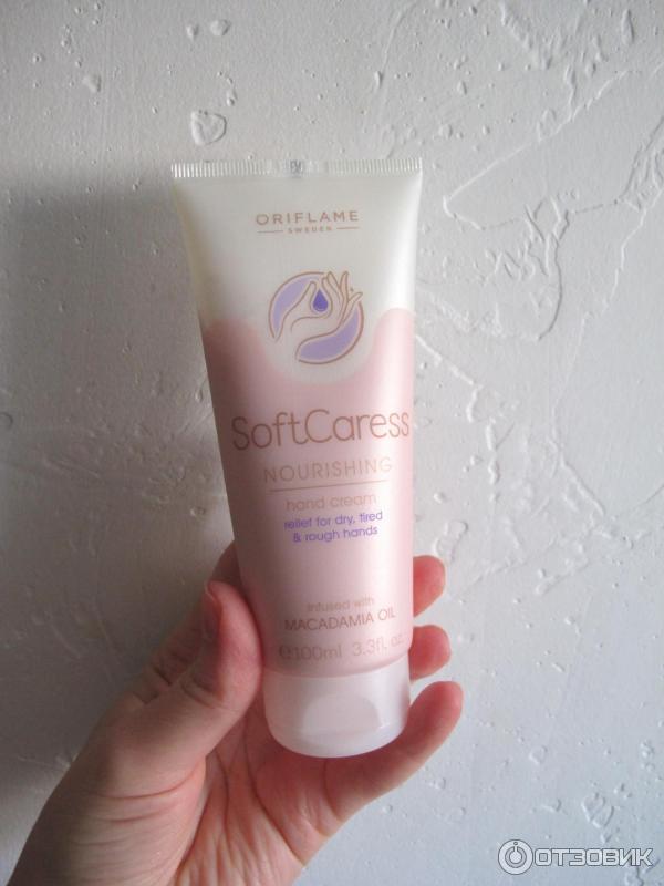 Крем для рук Oriflame SoftCaress Nourishing hand cream фото