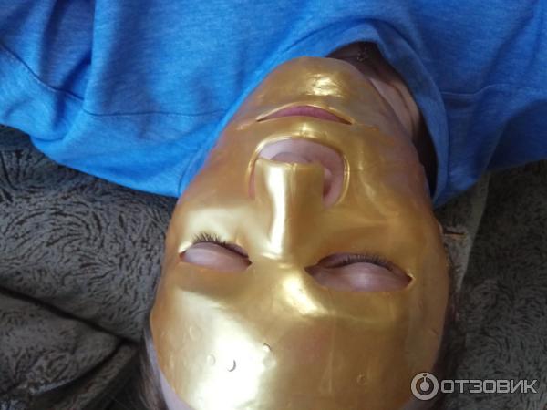 Маска для лица коллагеновая Fabrik cosmetology Collagen Crystal mask Bio Gold фото