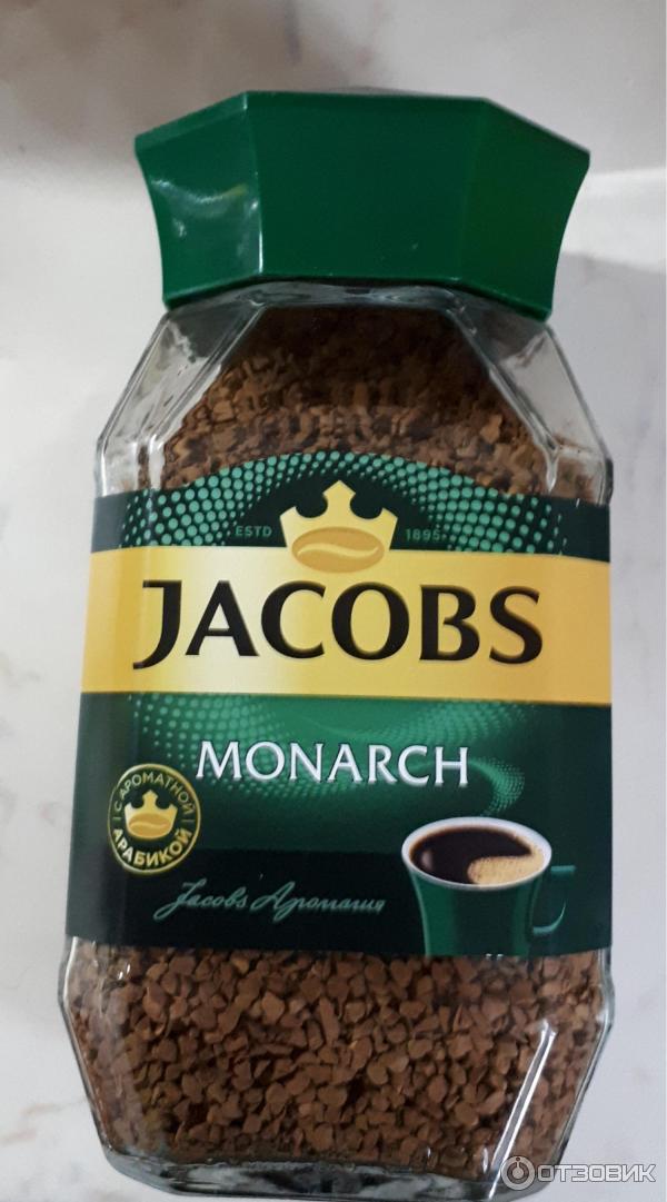 Характеристики Кофе растворимый JACOBS MONARCH 47.5 г, подробное описание товара