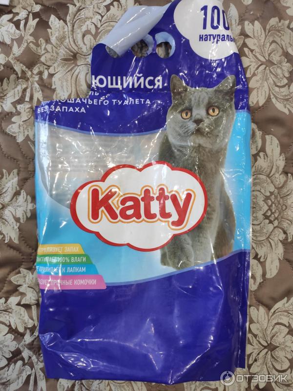 Catty наполнитель для кошачьего туалета комкующийся