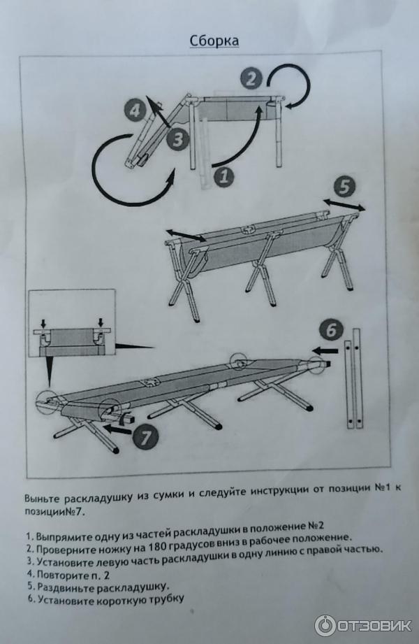 Как собрать палатку раскладушку