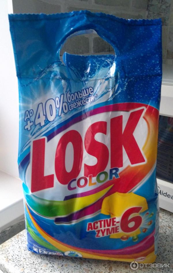 Отзыв о Стиральный порошок Losk color automat | эффективный порошок с ...