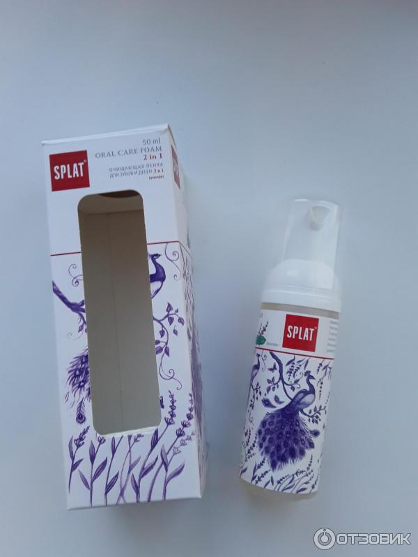 Пенка для очистки десен и полости рта SPLAT Oral Care Foam фото