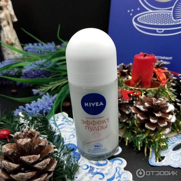 Шариковый дезодорант-антиперспирант Nivea Эффект пудры фото