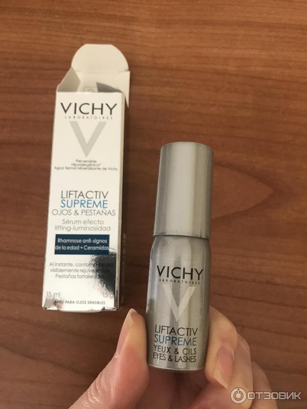 Сыворотка для ухода за кожей вокруг глаз и ресницами Vichy Liftactiv Supreme Eyes and Lashes Serum фото