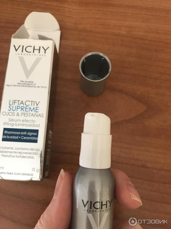 Сыворотка для ухода за кожей вокруг глаз и ресницами Vichy Liftactiv Supreme Eyes and Lashes Serum фото