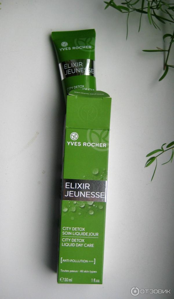 Концентрат для молодости кожи Yves Rocher с эффектом детокса Elixir Jeunesse