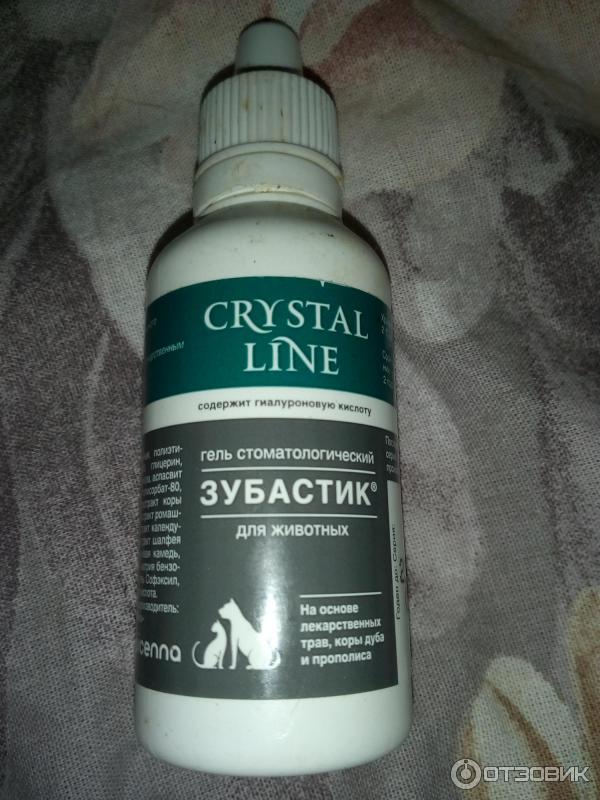 Гель стоматологический Crystal Line Зубастик для животных фото