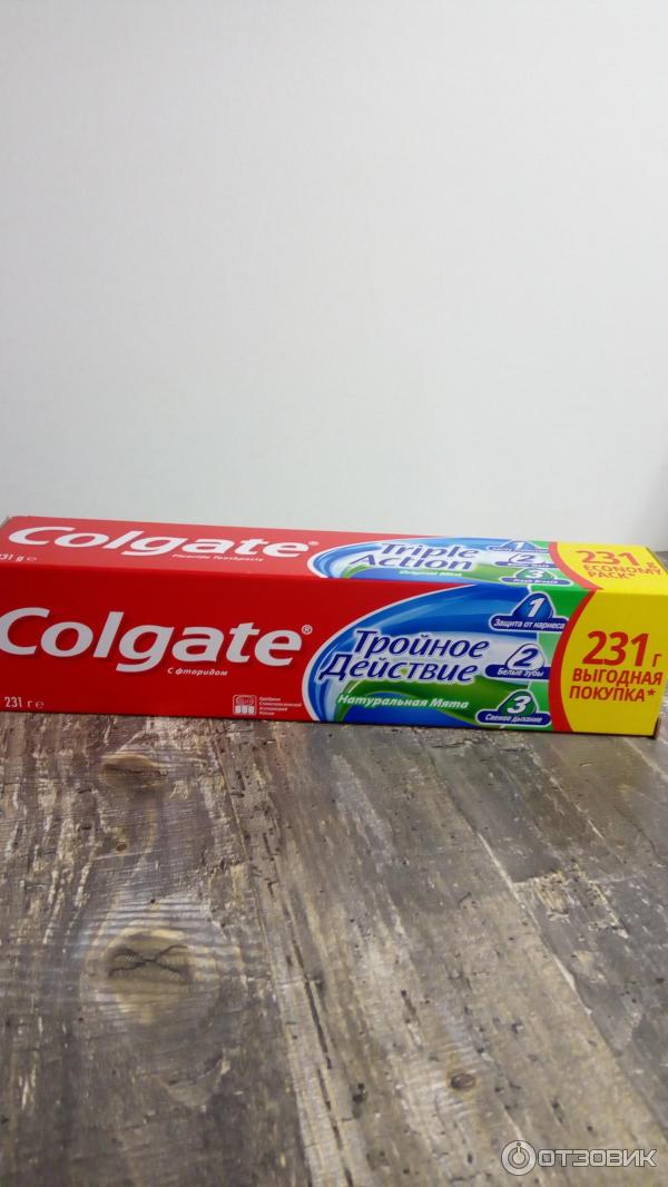 Зубная паста Colgate Тройное действие фото