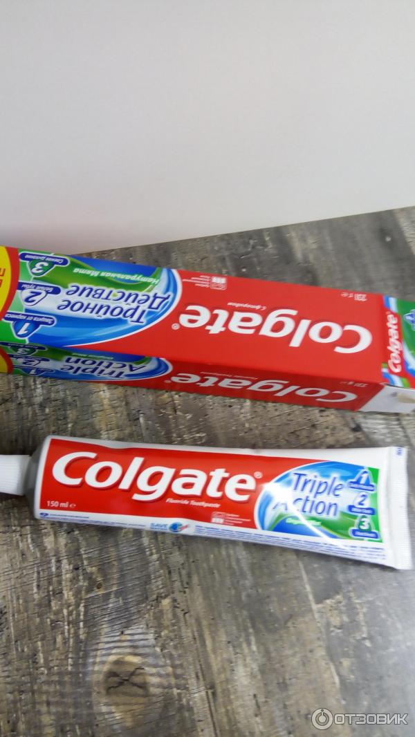 Зубная паста Colgate Тройное действие фото