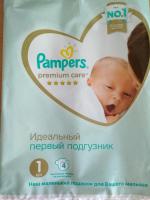 Детские подгузники Pampers Premium Care фото