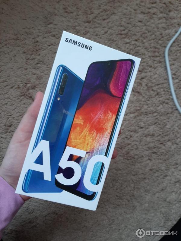 Коробка от samsung a50