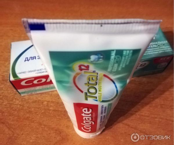 Зубная паста Colgate 12 профессиональная чистка фото