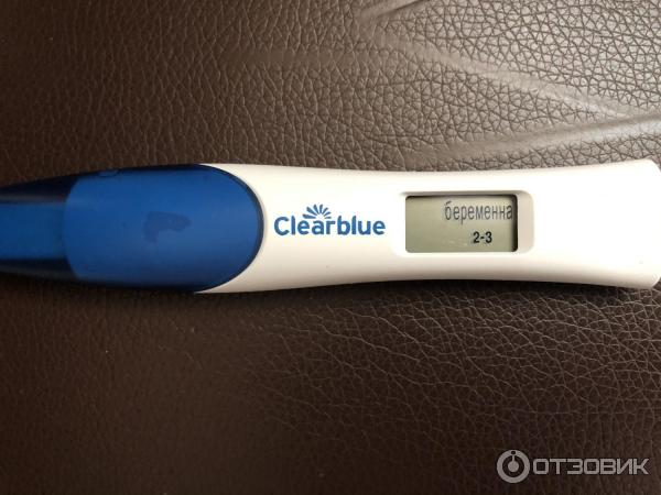 Тест для определения беременности Clearblue Цифровой фото