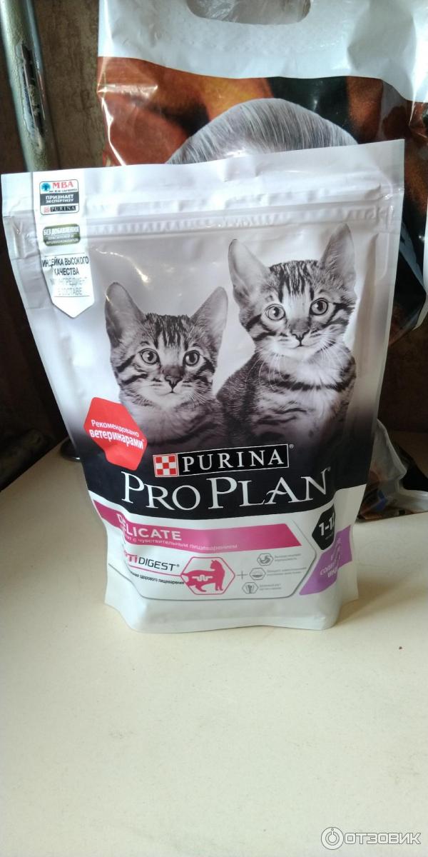 Сухой корм для котят Proplan Purina Delicate фото