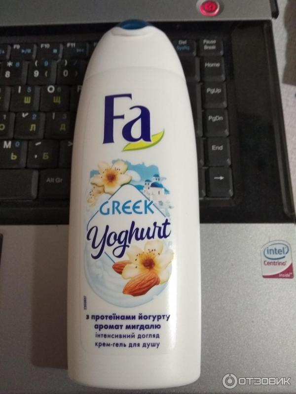 Крем-гель для душа Fa Greek Yoghurt c протеинами йогурта аромат миндаля